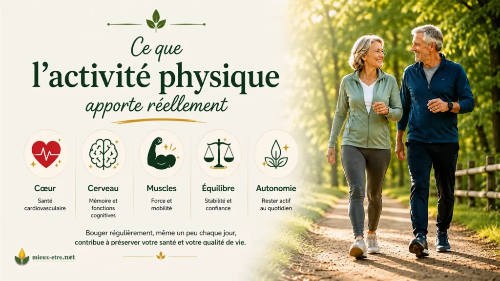Ce que l'activité physique apporte réellement