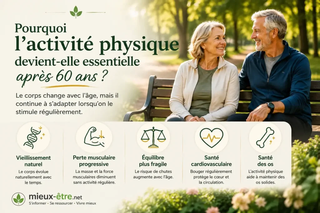 L'activité physique après 60 ans, pourquoi elle devient essentielle