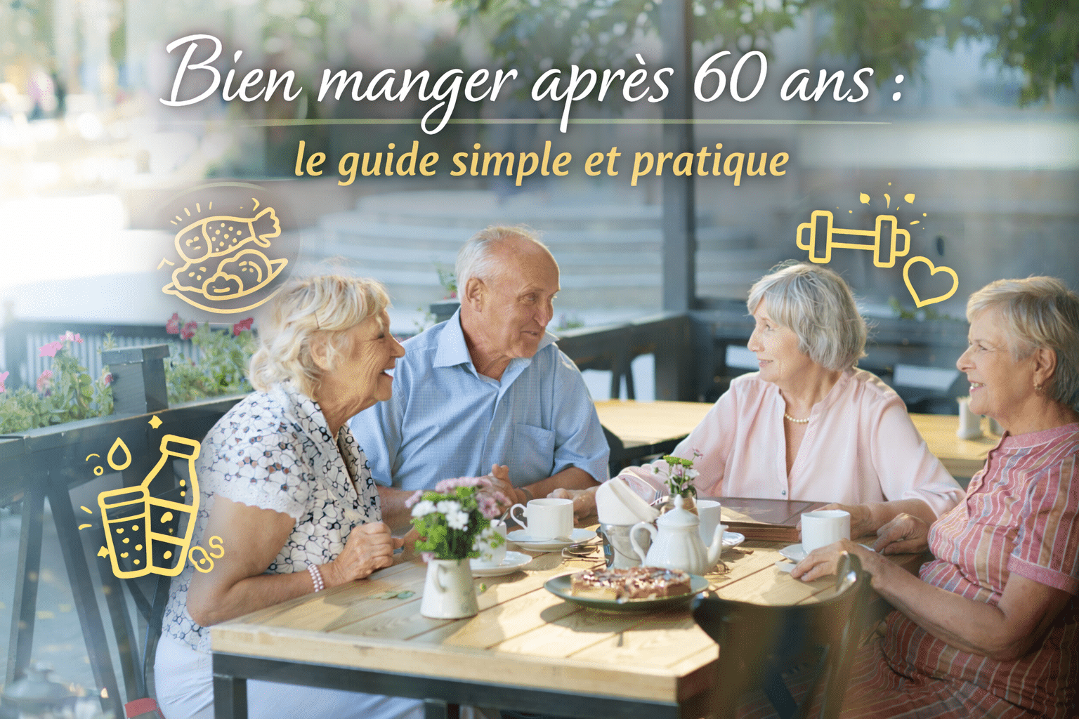 Bien manger après 60 ans : le guide simple et pratique