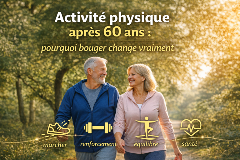 Bouger après 60 ans : pourquoi bouger change vraiment la santé ?