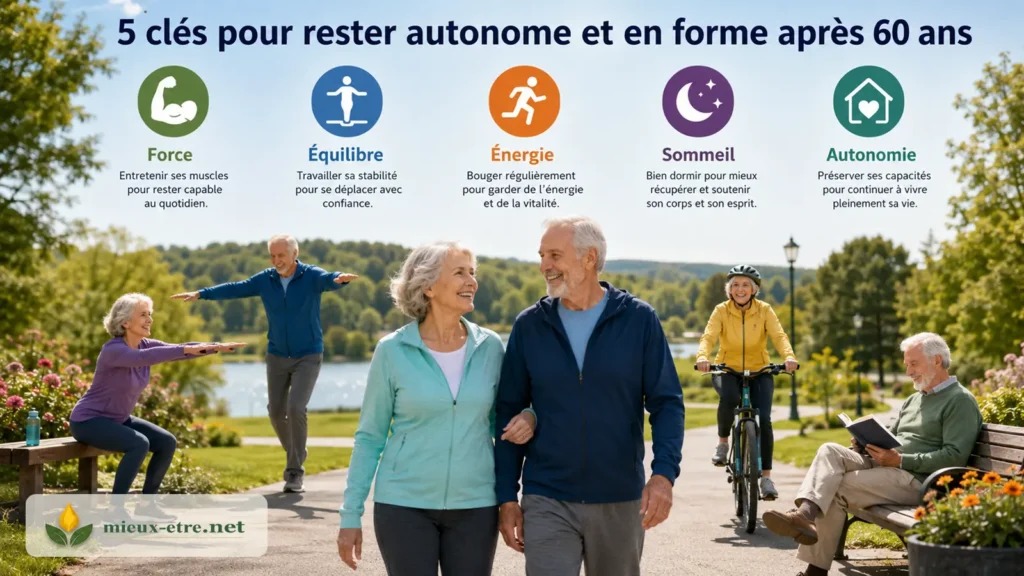 Les bienfaits de l’activité physique après 60 ans