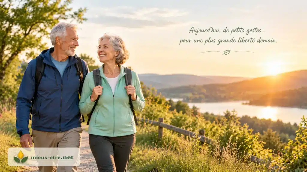 Aujourd'hui, des petits gestes...
pour une plus grande liberté demain