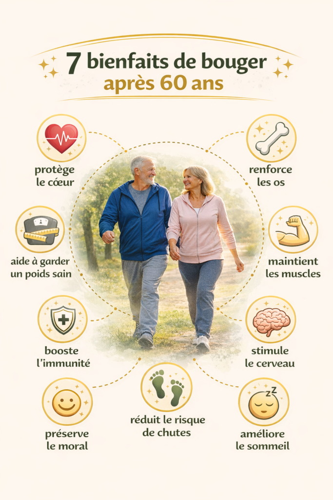 Les bienfaits de l’activité physique après 60 ans