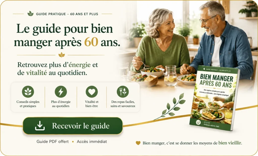 Bien manger après 60 ans : une question de choix et de petites habitudes