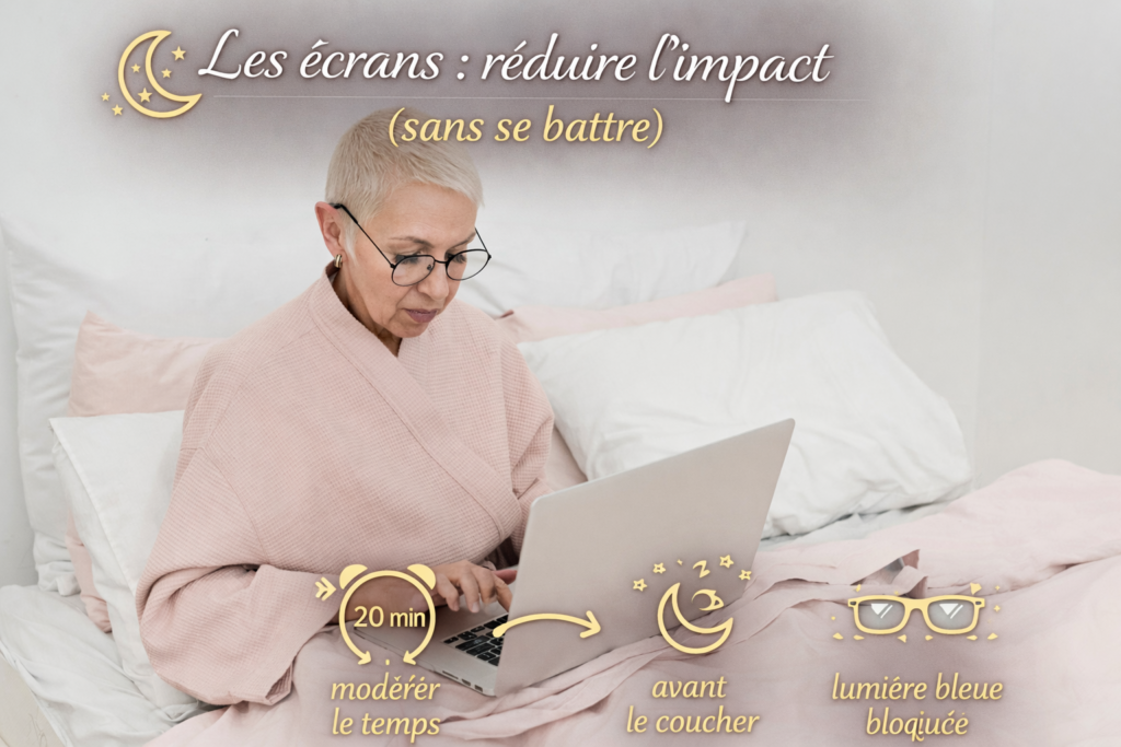 Les écrans contribuent à un endormissement difficile après 60 ans