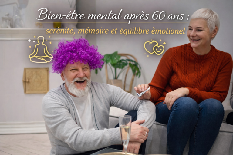 Bien-être mental après 60 ans : sérénité, mémoire et équilibre émotionnel
