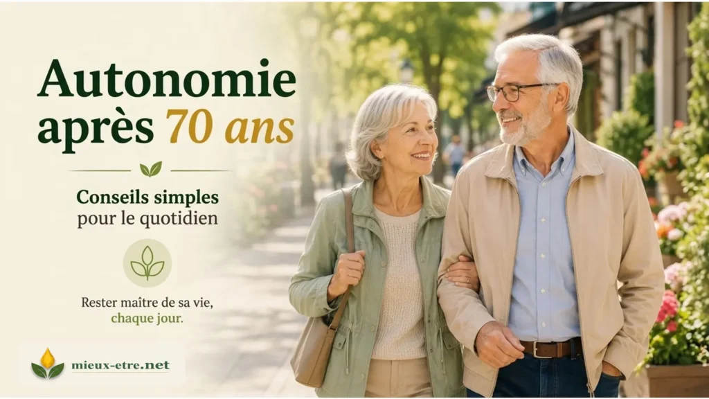 Autonomie après 70 ans : 6 conseils simples pour le quotidien