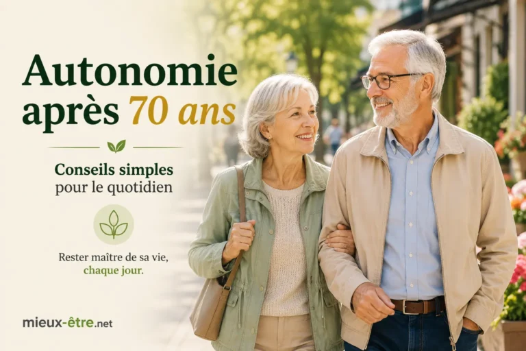 Autonomie après 70 ans : conseils simples pour le quotidien