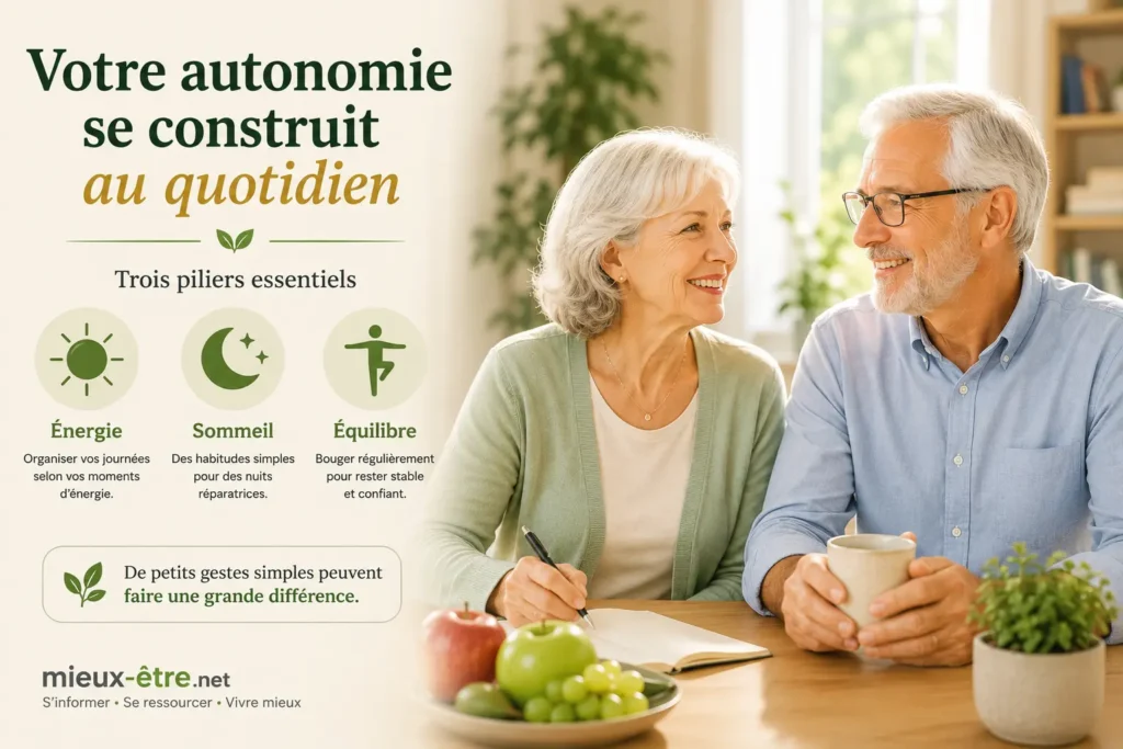 Ce qui aide vraiment à conserver son autonomie après 70 ans