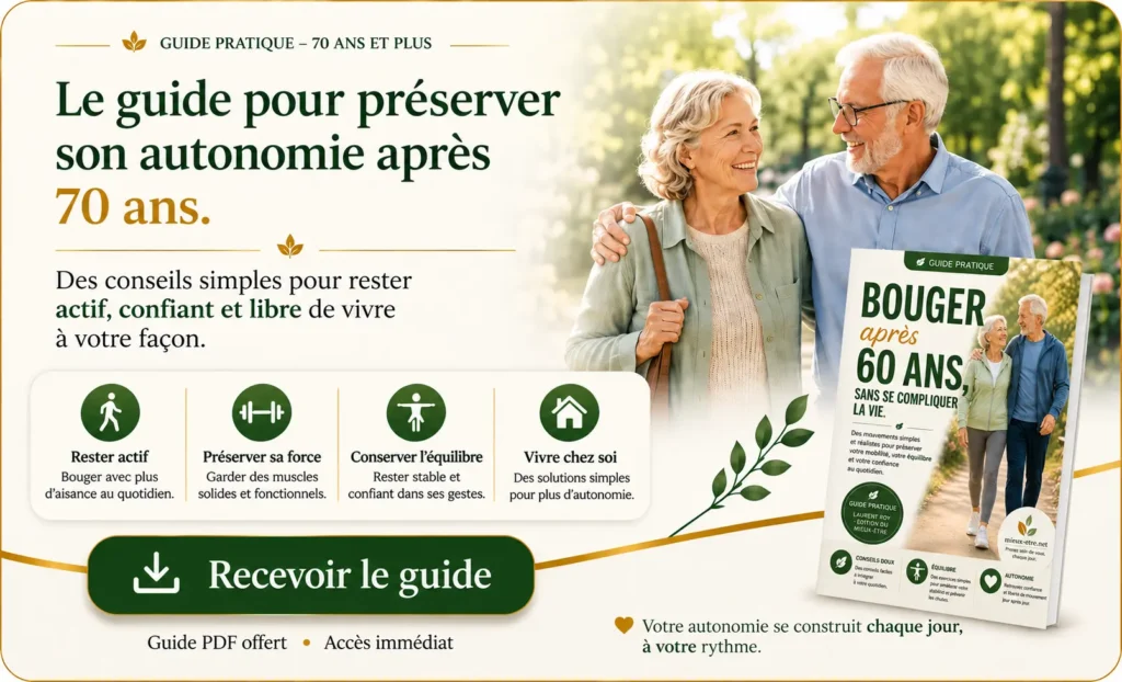 Le guide pour préserver son autonomie après 70 ans