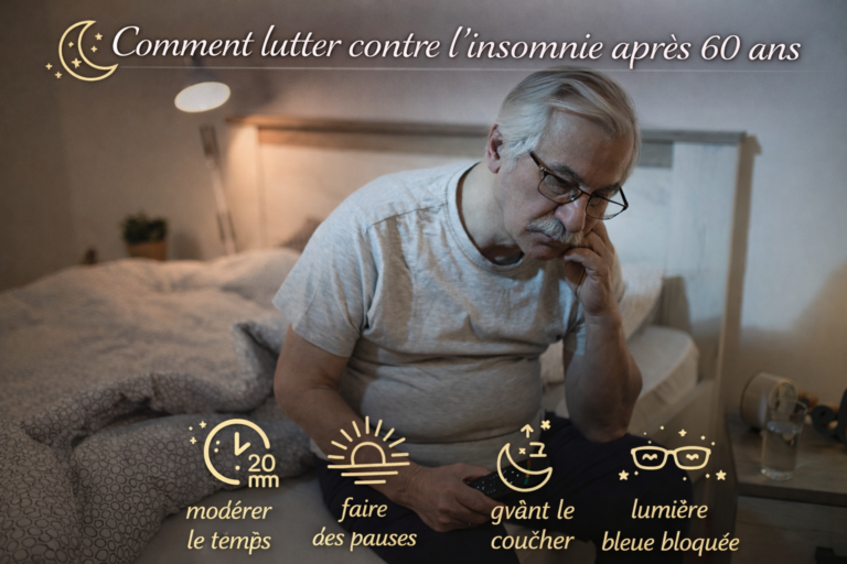 Insomnie après 60 ans : mieux comprendre pour