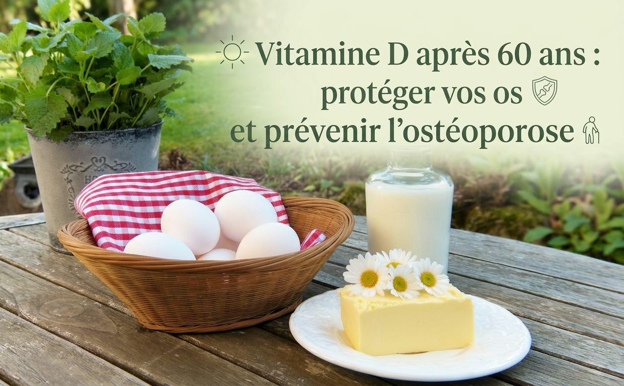 Vitamine D après 60 ans : protéger vos os et prévenir l’ostéoporose