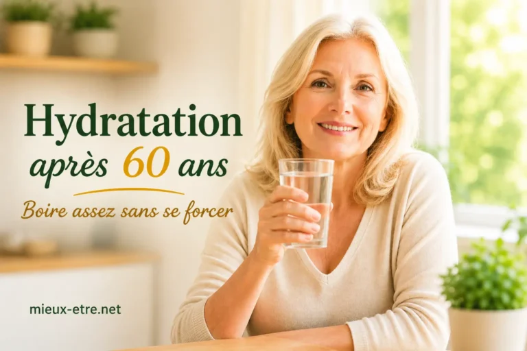 Hydratation après 60 ans : combien boire pour rester en forme ?