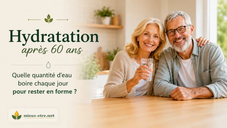 Hydratation après 60 ans : combien boire pour rester en forme ?