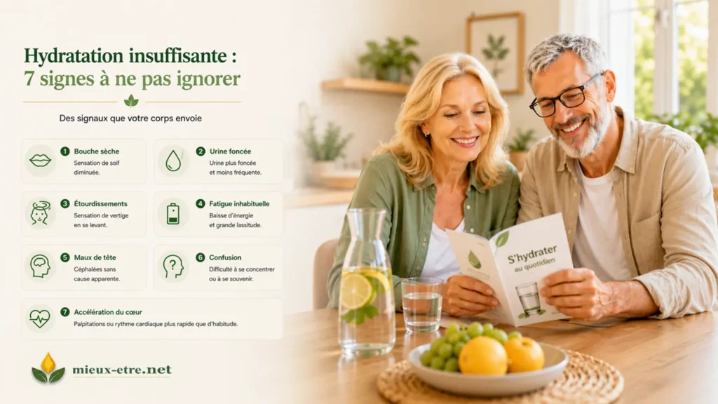 Repères sur l'hydratation après 60 ans