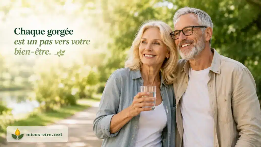 Hydratation après 60 ans, un petit geste qui soutient votre énergie