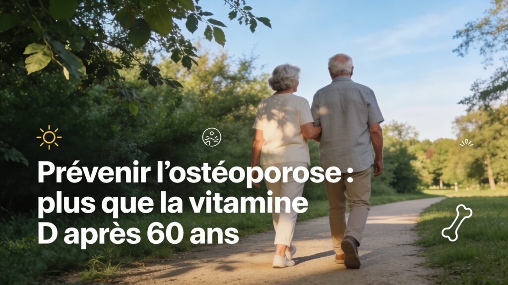 Vitamine D après 60 ans : protéger vos os et prévenir l'ostéoporose avec des exercices doux au quotidien