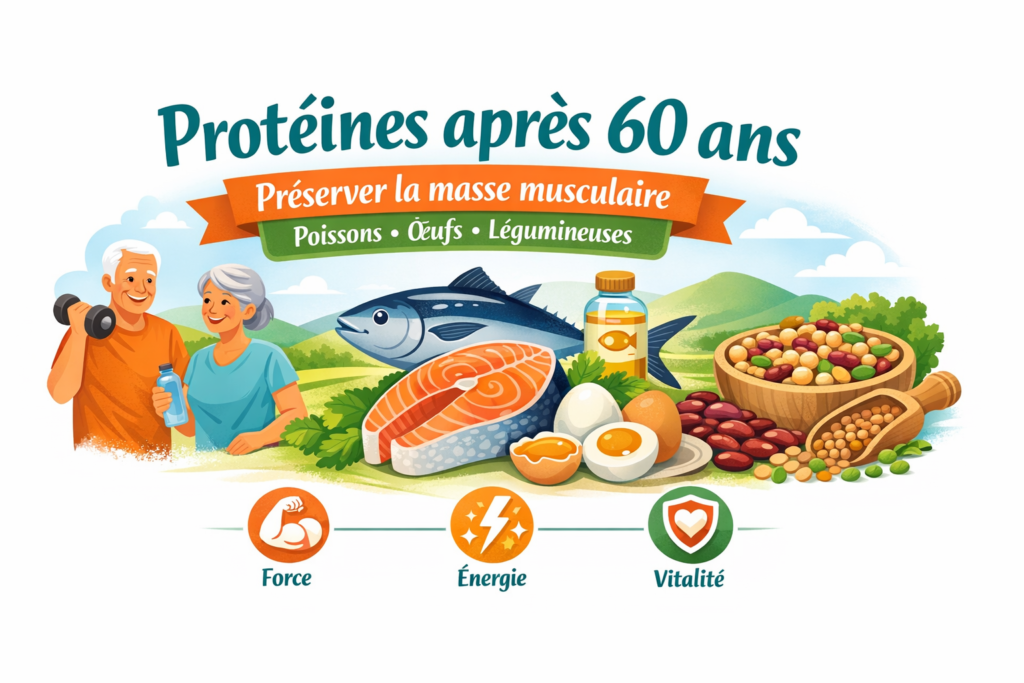 Les protéines après 60 ans — une question d'autonomie