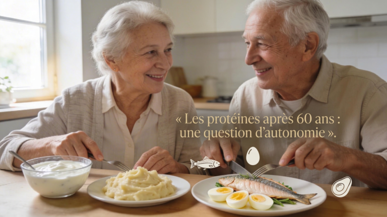 Les protéines après 60 ans : une question d'autonomie