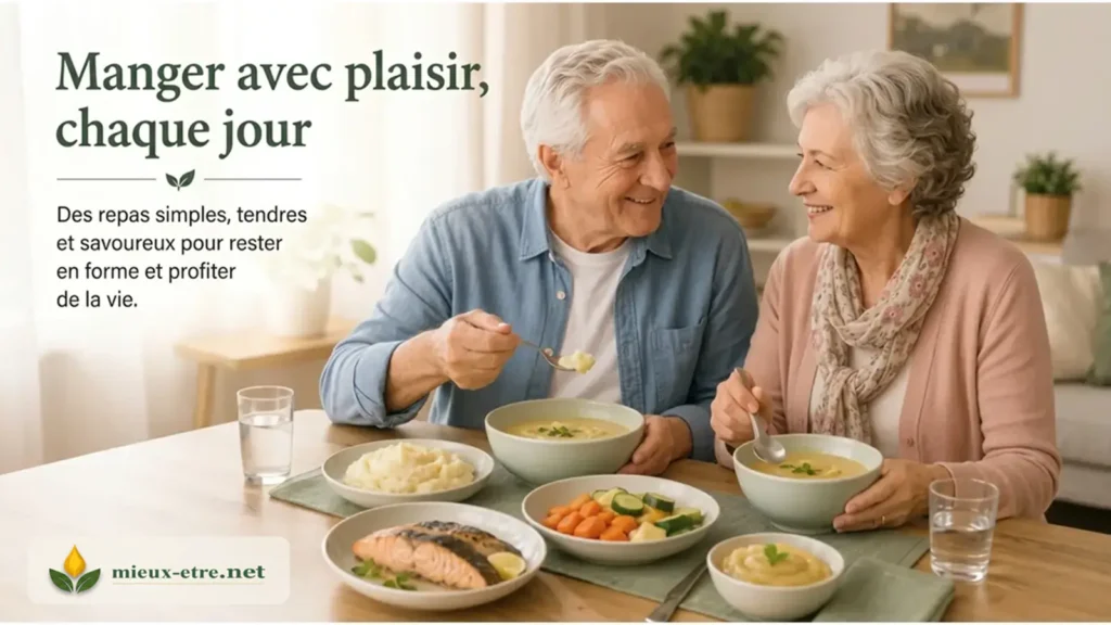 Des repas faciles à mâcher pour conserver le plaisir de manger chaque jour