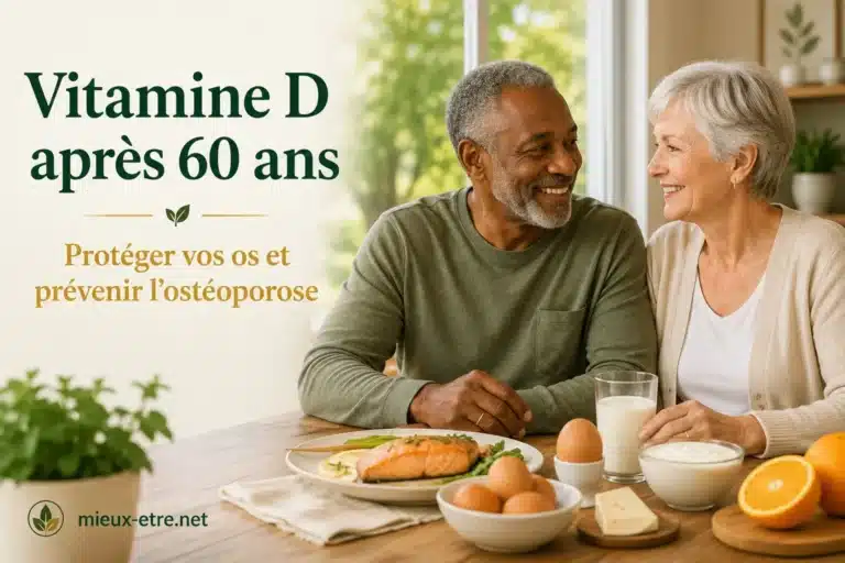 Vitamine D après 60 ans : protéger vos os et prévenir l’ostéoporose