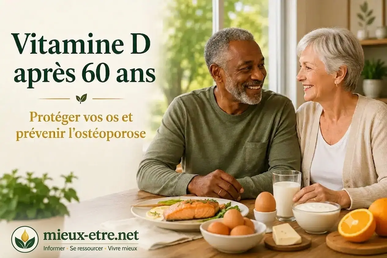Vitamine D après 60 ans : protéger vos os et prévenir l’ostéoporose