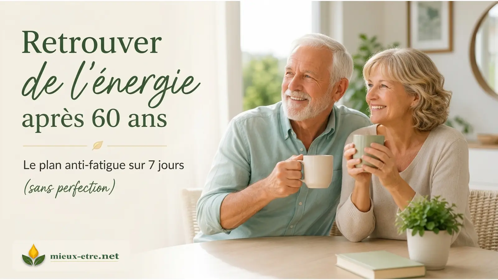 Comment retrouver de l’énergie après 60 ans ? Plan simple sur 7 jours