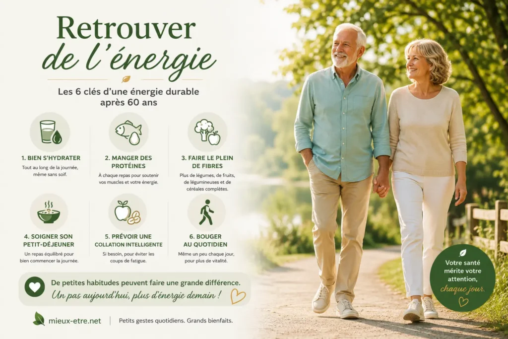 Retrouver son énergie après 60 ans, c'est possible