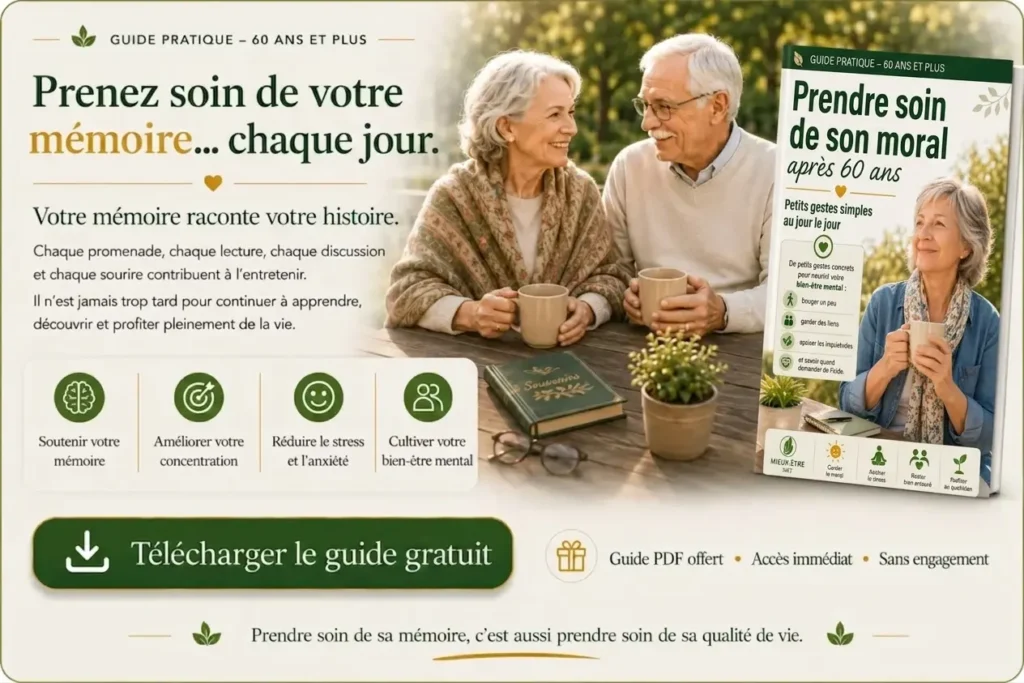 Prenez soin de votre mémoire chaque jour