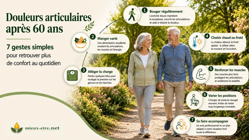7 gestes concrets pour soulager et protéger ses articulations