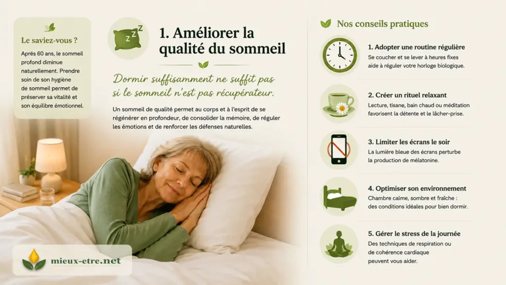Améliorer la qualité du sommeil