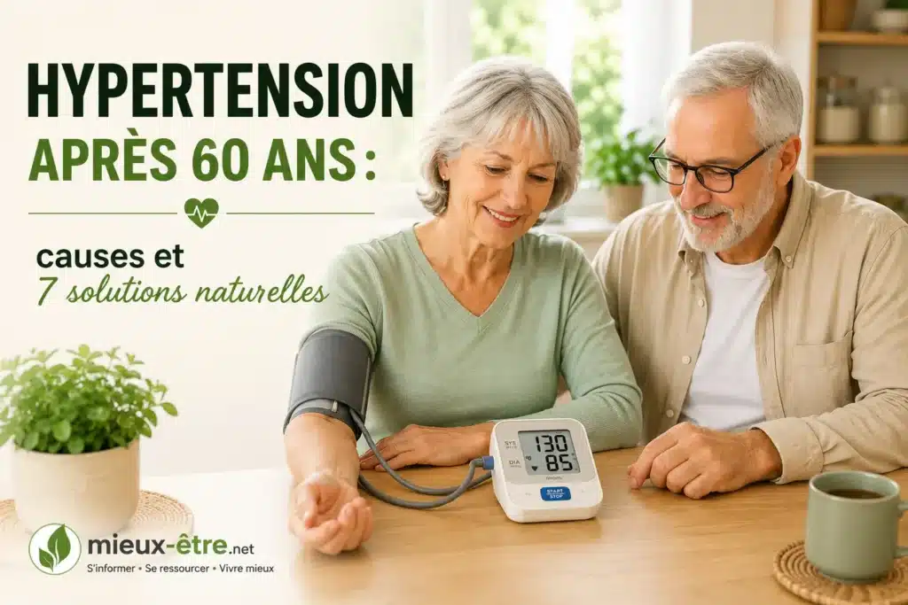 Hypertension après 60 ans : causes et 7 solutions naturelles
