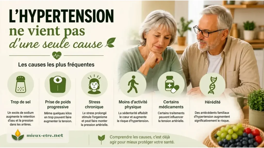 Contrôler sa tension artérielle après 60 ans, même si elle ne vient pas d'une seule cause