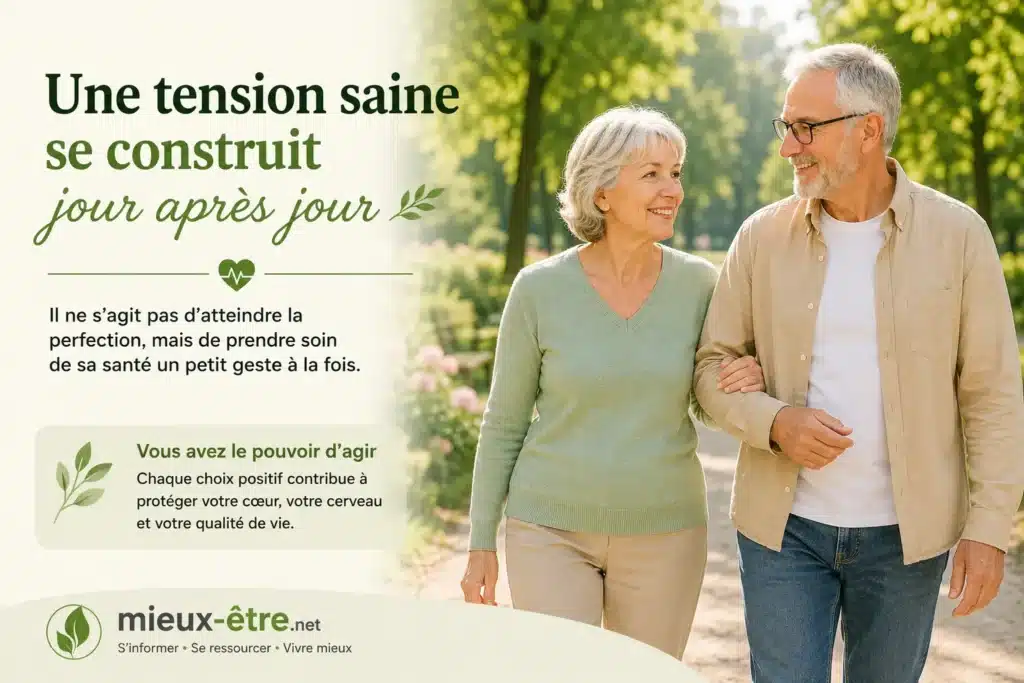 Une tension artérielle saine se construit jour après jour