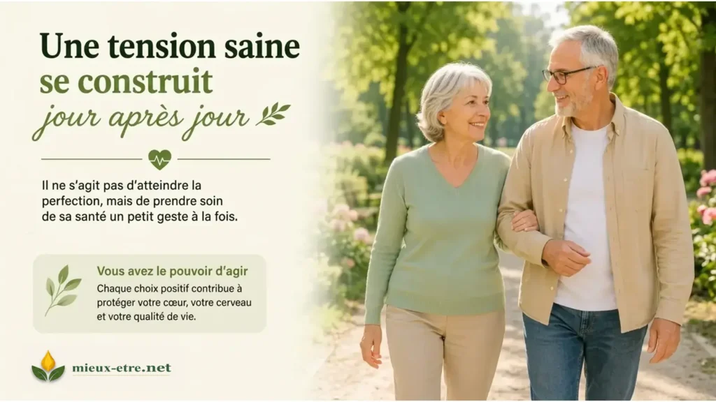 Une tension artérielle saine se construit jour après jour