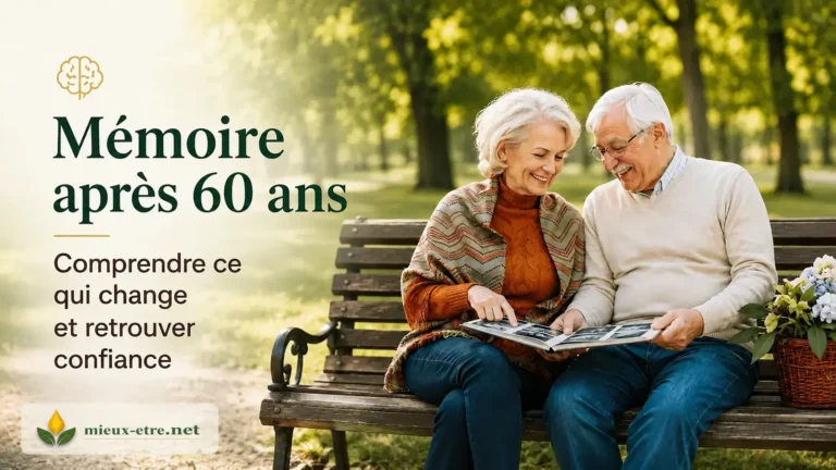 Mémoire après 60 ans : oublis normaux ou signe d&rsquo;alerte ? (7 solutions)
