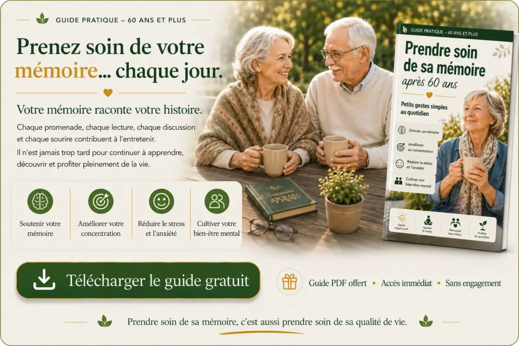 Prenez soin de votre mémoire chaque jour