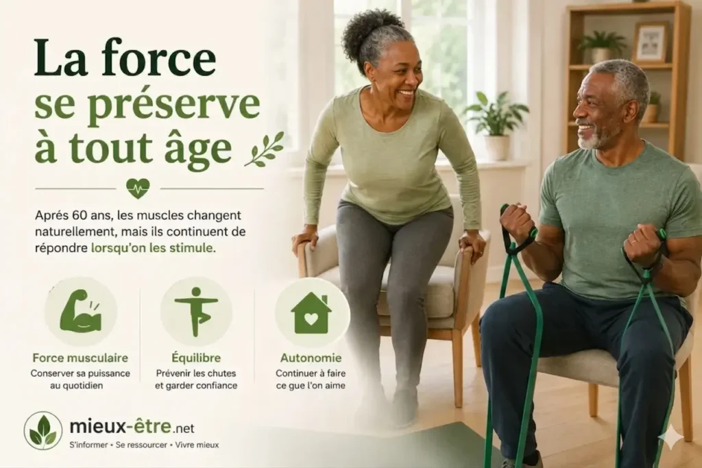 La perte musculaire après 60 ans, n'est pas irréversible