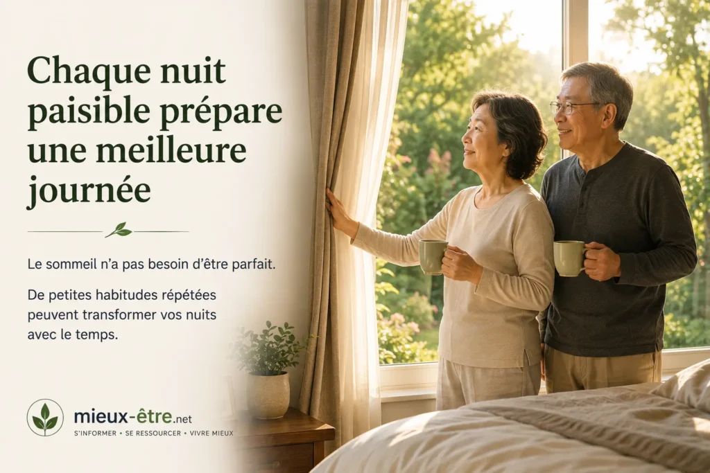 Le sommeil après 60 ans n'a pas besoin d'être parfait