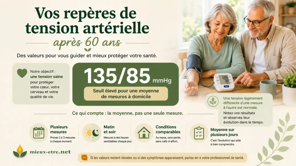 Quelle est la tension artérielle normale après 60 ans ?