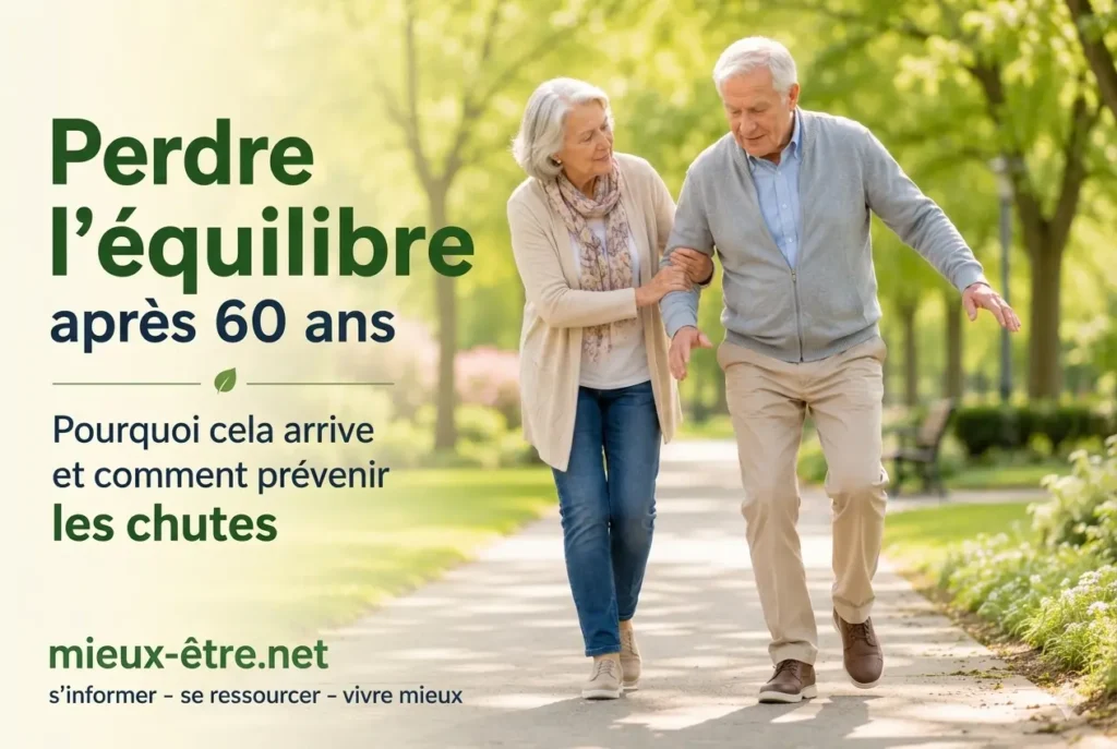 Perdre l'équilibre après 60 ans : pourquoi cela arrive et comment prévenir les chutes