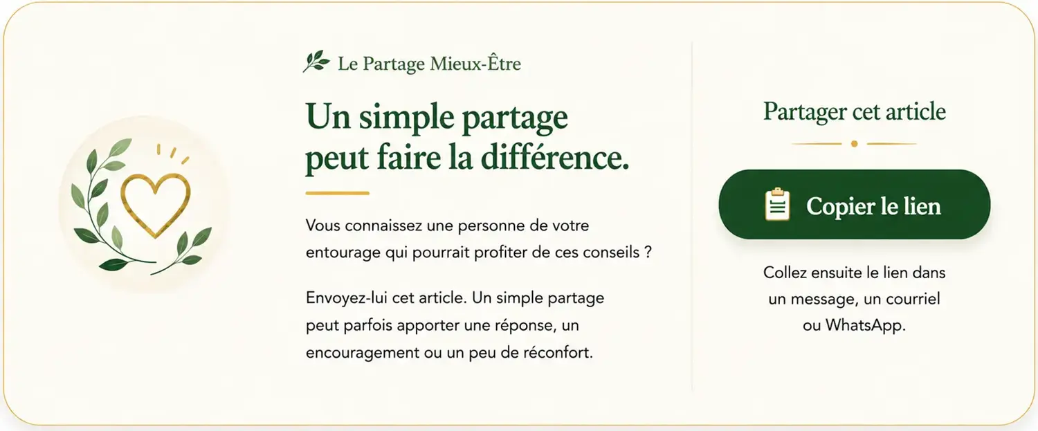 Une personne de votre entourage pourrait profiter de ces conseils