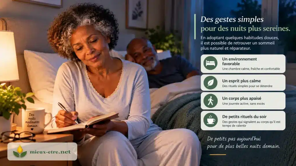Des gestes simples pour des nuits plus sereines