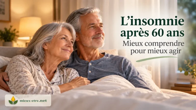 L'insomnie après 60 ans, mieux comprendre pour mieux agir