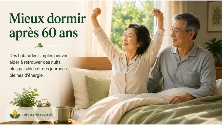 Mieux dormir après 60 ans : 5 habitudes qui peuvent perturber vos nuits