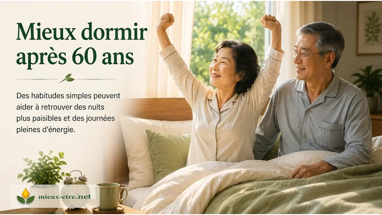 Mieux dormir après 60 ans : 5 habitudes qui peuvent perturber vos nuits