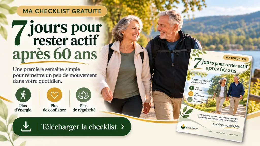 Checklist pour rester actif après 60 ans